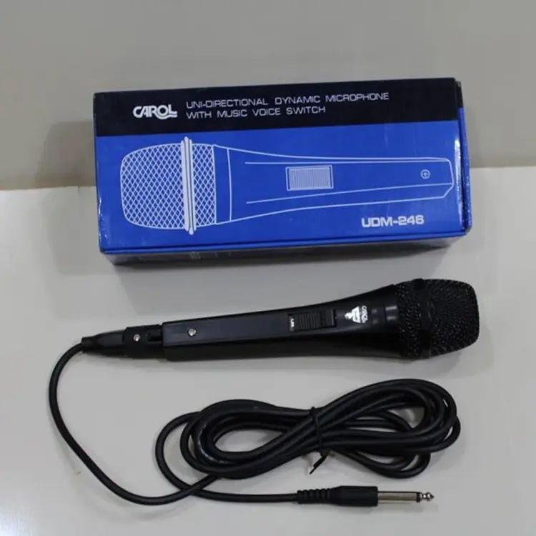 Carol UDM 246 Uni-Directional Dynamic Handheld Microphone Made in Taiwan