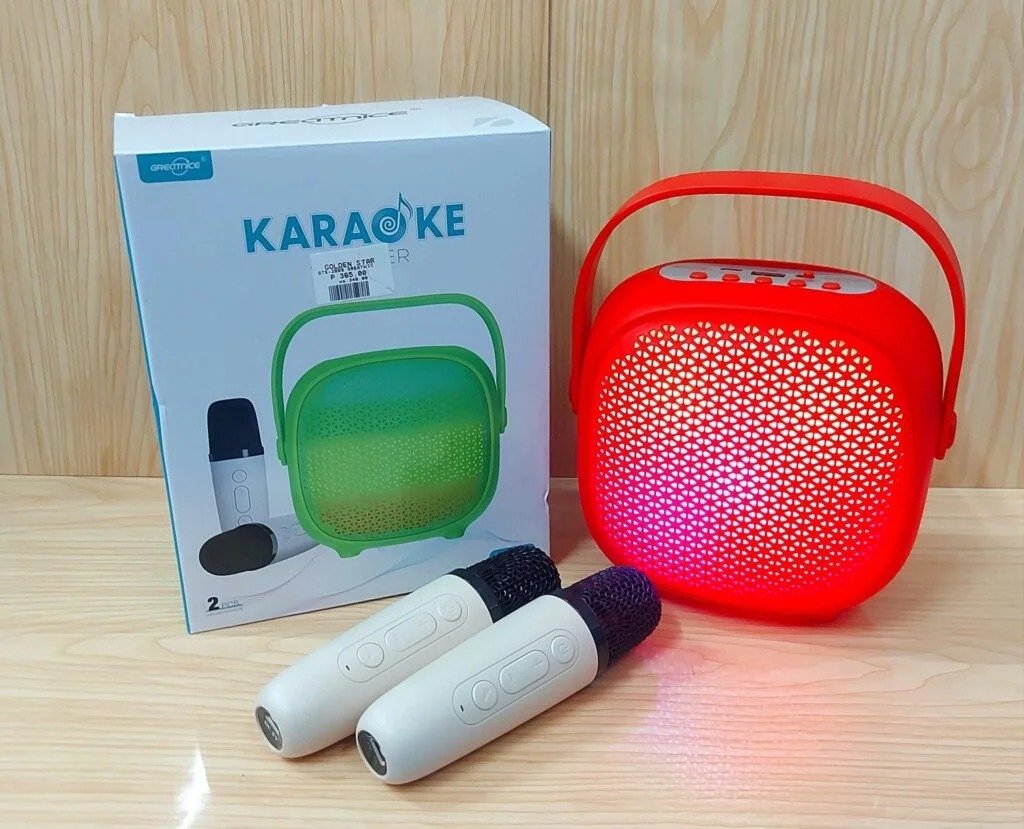 GTS2009 Wireless Portable Speaker With 2 Microphone!